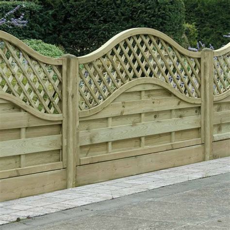 omega trellis fence panels